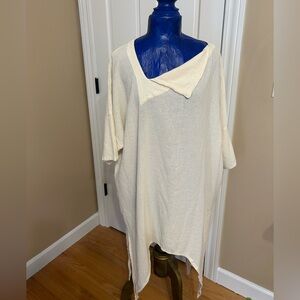 Oh My Gauze! Cream Short Sleeve Top